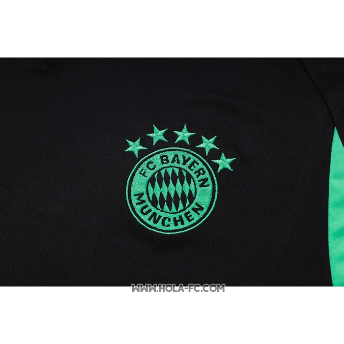 Chandal del Bayern Munich 2023-2024 Manga Corta Negro - Pantalon Corto